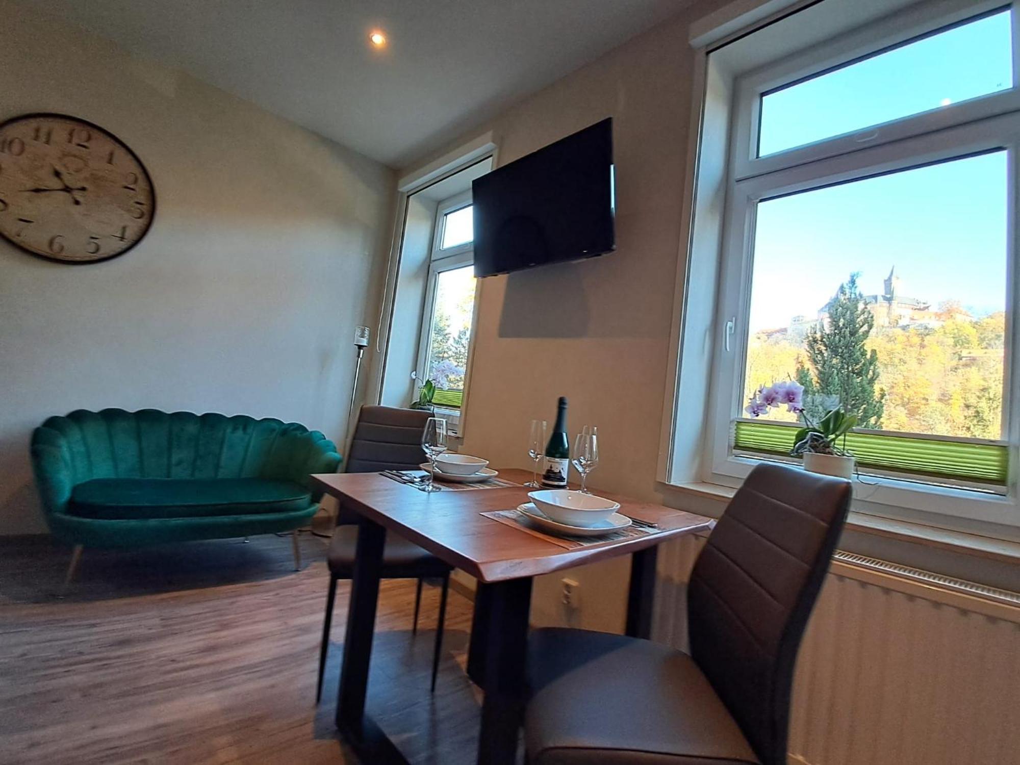 Studio Blick Zum Schloss Wernigerode Exterior foto